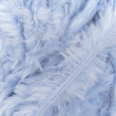 Пряжа Люблю вязать 'Мех' 100г 55м (100% полиэстер) (013 голубой)