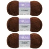 Пряжа Люблю вязать 'Зефир' 100гр 295м (100% акрил) (890 коричневый)