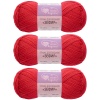 Пряжа Люблю вязать 'Зефир' 100гр 295м (100% акрил) (193 красный)