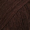 Пряжа Люблю вязать 'Брусника' носочная 100гр 400м (75% шерсть, 25% нейлон) (880 коричневый)