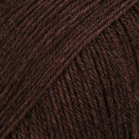 Пряжа Люблю вязать 'Брусника' носочная 100гр 400м (75% шерсть, 25% нейлон) (880 коричневый)