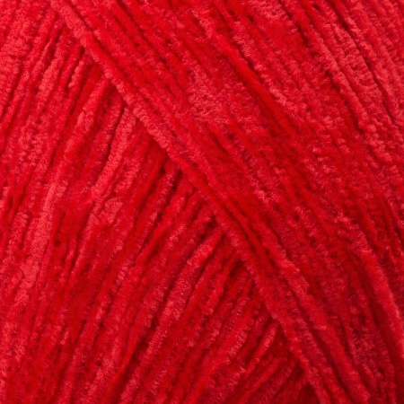 Пряжа Люблю вязать 'Микровелюр' 100г 550м (100% микрополиэстер) (150 красный)