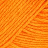 Пряжа Люблю Вязать 'Молочный хлопок' (Milk Cotton) 50г 85м (50% хлопок, 50% молочный акрил) (30 оранжевый)