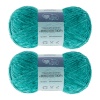 Пряжа Люблю вязать 'Микровелюр' 100г 550м (100% микрополиэстер) (450 изумрудный)