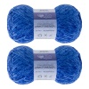 Пряжа Люблю вязать 'Микровелюр' 100г 550м (100% микрополиэстер) (550 синий)