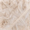 Пряжа Люблю вязать 'Мех' 100г 55м (100% полиэстер) (034 молочный)