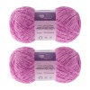 Пряжа Люблю вязать 'Микровелюр' 100г 550м (100% микрополиэстер) (156 розовый крокус)
