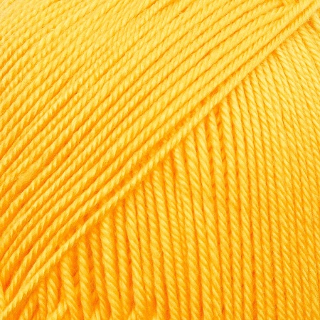 Пряжа Люблю вязать 'Зефир' 100гр 295м (100% акрил) (340 желтый)