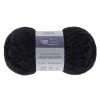 Пряжа Люблю вязать 'Микровелюр' 100г 550м (100% микрополиэстер) (990 черный)