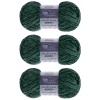 Пряжа Люблю вязать 'Велюр' 100г 120м (100% микрополиэстер) (480 зеленый мох)