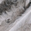 Пряжа Люблю вязать 'Мех' 100г 55м (100% полиэстер) (63 серо-белый)