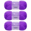 Пряжа Люблю вязать 'Зефир' 100гр 295м (100% акрил) (770 фиолетовый)