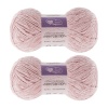 Пряжа Люблю вязать 'Микровелюр' 100г 550м (100% микрополиэстер) (110 розово-бежевый)