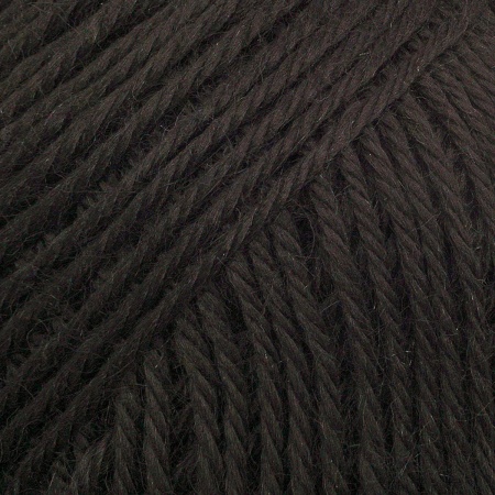 Пряжа Люблю вязать 'Спорт 100' 50гр 100м (80% акрил, 20% полиэстер) (999 черный)