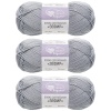 Пряжа Люблю вязать 'Зефир' 100гр 295м (100% акрил) (950 серый)