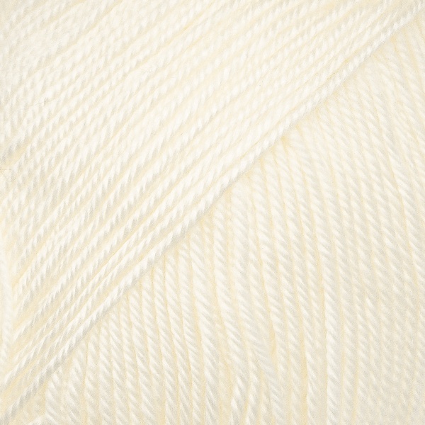 Пряжа Люблю вязать 'Зефир' 100гр 295м (100% акрил) (001 белый)