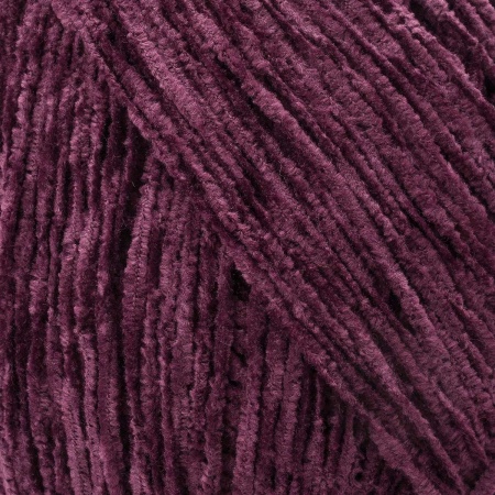 Пряжа Люблю вязать 'Микровелюр' 100г 550м (100% микрополиэстер) (780 баклажан)